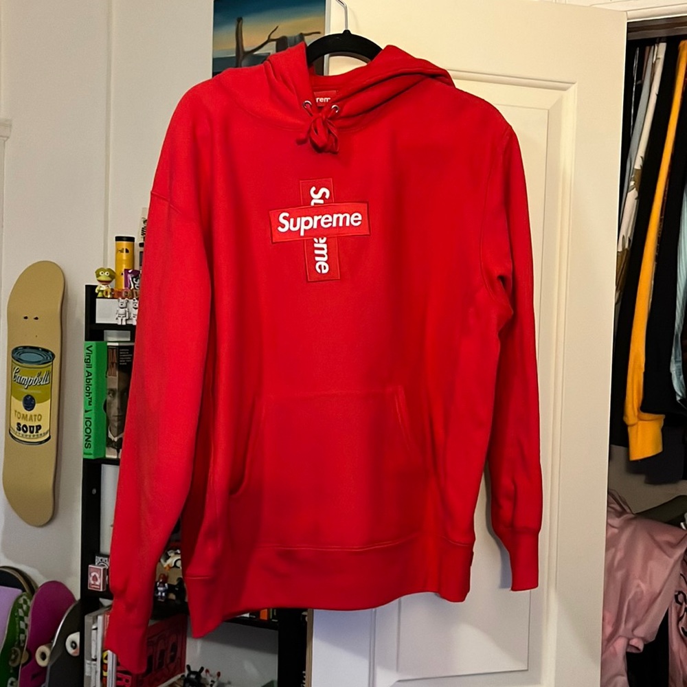 Supreme Cross Box Logo Hoodie